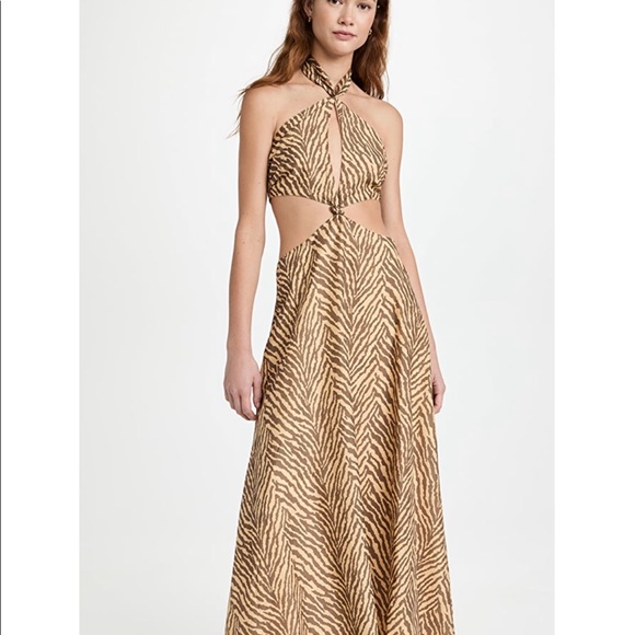 Shopbop Dress- Animal Print Maxi - Picture 1 of 4
